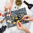 thumbnail image 5 of Black Crow Cutting Board, Photo of Birds on Cherry Blossom Tree Branch, Decorative Tempered Glass Cutting and Serving Board, in 3 Sizes, by Ambesonne, 5 of 5