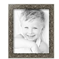 thumbnail image 2 of ArtToFrames 9" x 11" Silver Picture Frame, 9x11 inch Silver Wood Poster Frame (WOM-4993),  Pack, 2 of 7