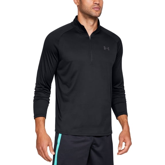 Under Armour Men's UA Tech ½ Zip Long Sleeve LGT Black