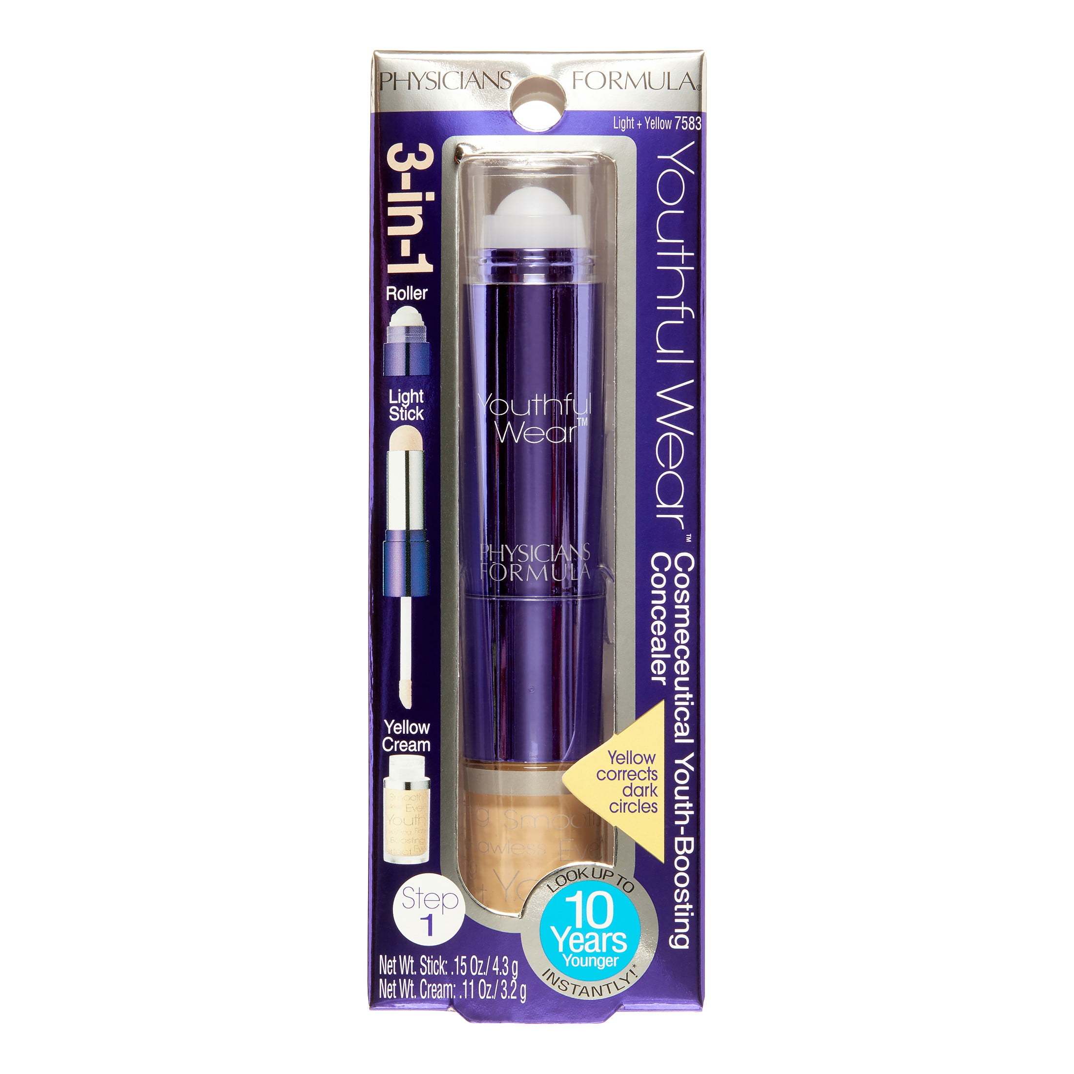 Physicians Formula Youthful Wear Concealer, Yellow & Light