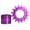 Purple, variant on Hersfrd Hg 16T Single Speed Flywheel Conversion Kit Aluminum Alloy Mtb Bike Cassette Bicycle Freewheel with Multiple Spacers for Hg Hub Cycling Parts (Black)