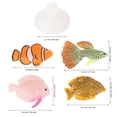thumbnail image 3 of Aquarium Peses Artificiales, Luminosos 4pcs Acuario de Pescado Luminoso, Jardín de Pescado Falso para la la Oficina de Peces Acuarium Hogar, 3 of 7