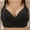 Black, variant on Amidoa Plus Size Womens Bras Push up Wireless Full Coverage Large Bust Bra Womens Bralettes 46