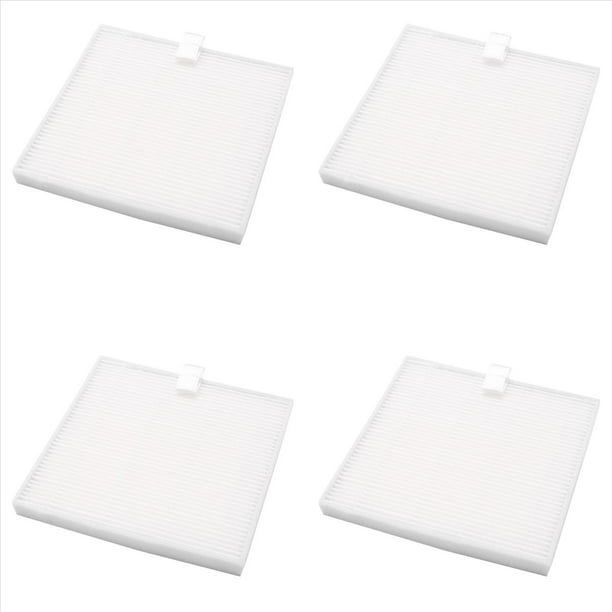 4Unid Accesorio Reemplazo de la Pantalla de Filtro para la V8 V8S X750 X800 X785 V80 Robot Barredora ( + Negro)