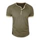 thumbnail image 5 of Tops para hombre, blusas y camisas de manga corta con cuello redondo para hombre, blusa informal de moda con botones y parches lisos, blusa de manga corta para hombre, blusa de poliéster para hombre, 5 of 7