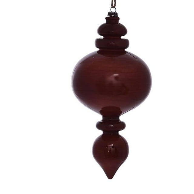 Vickerman MC198588 Ornement de Fleuron Rond en Bois de Cuivre de 9 Po - 3 par Sac