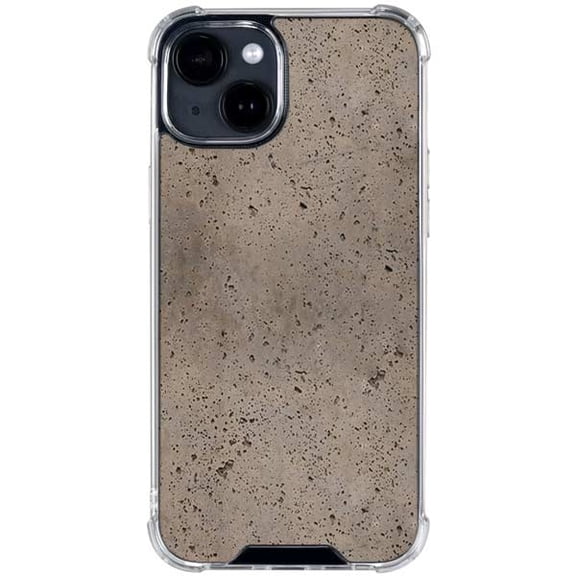 Skinit Sandstone Concrete iPhone 14 Plus Clear Case