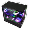 thumbnail image 6 of H.E. Ocean Park Desktop-RTX 4070 12G,AMD Ryzen 7 5700X 3.4 GHz 8-Core, 32GB DDR4 RAM,1TB PCI-E +1 TB 2.5'' SSD, 360 Liquid-Cooled,RGB Fans, WIFI &Bluetooth ,Win 11 Pro 64bit -Black Gaming Desktop, 6 of 11