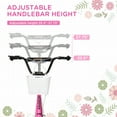 thumbnail image 4 of Aosom Trottinette, trottinette pour Enfants avec Guidon Ajustable, Rose, 4 of 10