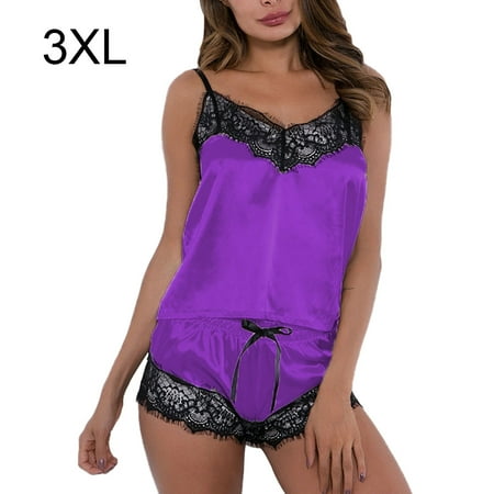 

ELENXS Pajama Set Lace Strap Sleepwear Suit Summer Nightwear Woman Shorts