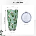 thumbnail image 3 of Colorful Paw Tumbler 20oz Dog Paws Stainless Steel Insulated Tumblers with Lid and Straw Animal Travel Coffee Mug Tea Wine Cups Water Bottle Gifts for Women Dog Lovers, 3 of 6