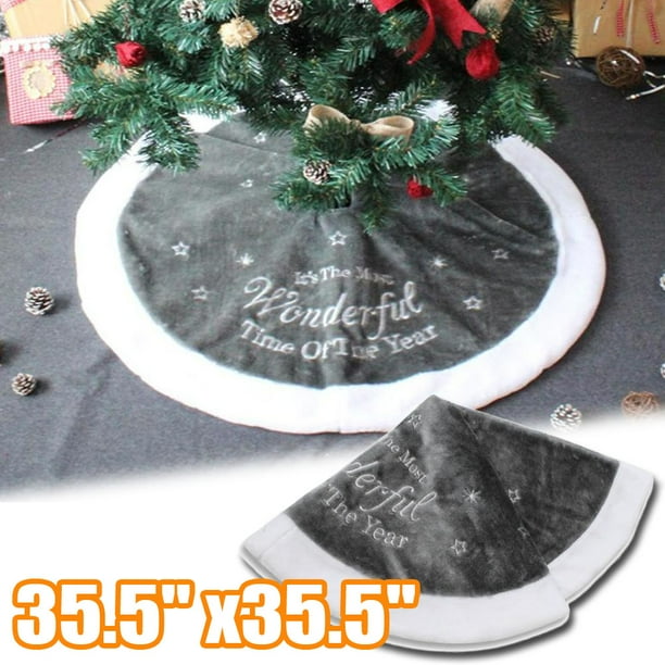 Black velvet tree skirt hotsell
