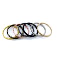 thumbnail image 5 of Llavero de metal con hebilla de perro de aleación de zinc, chapado en oro, bronce rojo, bronce, pistola, negro, 5 of 5