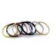 thumbnail image 5 of Llavero de metal con hebilla de perro de aleación de zinc, bronce rojo, bronce, bronce, negro y dorado, 5 of 5