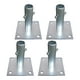 thumbnail image 3 of 4 placas base de andamio de 4,7 x 4,7 pulgadas para andamios, estructura robusta, fácil instalación de accesorios galvanizados, 3 of 8