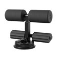 thumbnail image 3 of Nordic Hamstring Curl Strap Adjustable workout Suction Cup Sit up Padded Ankle Bar Gym black, 3 of 9
