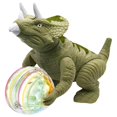 thumbnail image 2 of Electrónico para Caminar con Luz Articuciones Móviles con Sonido, Eléctrico para Niños con Patas Móviles para Caminar Co Triceratops CUTICAT Dinosaurio RC, 2 of 6