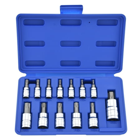- Neiko 10073A 13-Piece Tamper Proof Torx Bit Socket Set | T8 – T60
