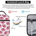 thumbnail image 4 of Insulated Lunch Bag for Men Women with Buckle Handle, Portable Food Cooler featuring Side Mesh Pocket for Work and Picnic, 4 of 6
