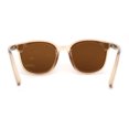 thumbnail image 4 of Stylish Inset Lens Horn Rim Retro Plastic Sunglasses Beige Brown, 4 of 4