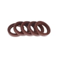 thumbnail image 1 of Sello de aceite universal Unique Bargains TC de doble labio con resorte de acero, anillo de sello para eje rotativo 33x45x8mm, caucho FKM de alta presión, marrón, 5 piezas, 1 of 7