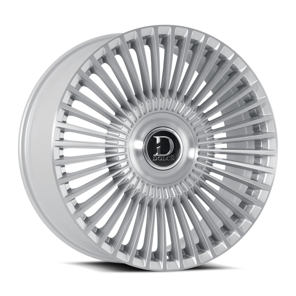 Dolce Luxury Trento 20X10.5 5X115/120 25et CB74.1 Glossy Sliver Brush Face Wheel