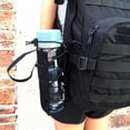 thumbnail image 3 of Ajustable al aire libre MOLLE táctico Militray botella de agua bolsa bolsa portador titular Negro A Zulema Porta botellas de agua, 3 of 8