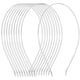 thumbnail image 1 of GOOHOCHY 10 PCS Diaderos para niñas femeninas de acero inoxidable Banda para el cabello para el cabello), 1 of 7