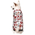 thumbnail image 5 of Uemuo Red Food for Winter Dog Hoodie Sweatshirts with Pockets Warm Dog Clothes for Small Dogs Chihuahua-XX-Large, 5 of 8