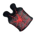 thumbnail image 1 of Spider Embroidery Pattern Golf Putter Cover PU Leather Large Mallet Golf Head Cover Magnetic Closure Golf Head cover Black Double buckle, 1 of 6