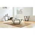 thumbnail image 4 of Steve Silver Corvus Table d'Appoint avec Dessus en Marbre Blanc Véritable, 4 of 4