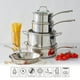 thumbnail image 2 of Juego de Ollas y Sartenes Martha Stewart Acero Inoxidable Triple Fondo Seguros para Inducción, 2 of 6