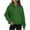 *Green, variant on ClodeEU Womens Half Zip Pullover Hoodies, Cute Cropped Sweatshirts ,Long Sleeve Y2k Tops Gray,Womens Plus XXL