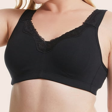 KIHOUT Bras For Women Plus Size Women's Large Breathable, Sweat-absorbing, Collated, Lace, Pure Cotton Comfortable Bra Discount