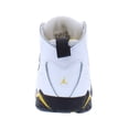 thumbnail image 3 of Nike Jordan True Flight Leather Infant/Toddler Shoes Size 5, Color: White/Black/Yellow Ochre, 3 of 4