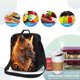 thumbnail image 4 of Fotbe Gold Flame Pattern Wolf Lonchera Bolsa de Almuerzo para Hombres y Mujeres, Lonchera de Gran Capacidad, Bolsa de Almuerzo Reutilizable, Bolsa Térmica Aislante, 4 of 7