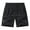Black-05, variant on LONKITO Summer Mens Shorts Elastic Waist Lightweight Shorts with Zipper Pockets for Gym Outdoor Beach, Size L