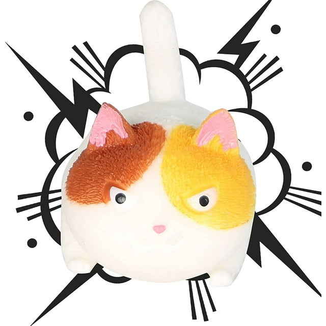 Juguete para aliviar el estrés HUOGUO, de color blanco gato, para niños y adultos