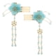 thumbnail image 1 of 2 uds.Pinza para el cabello con borlas, disfraz , accesorios chinos para el cabello, para el cabello , Azul, tal se describe, 1 of 8