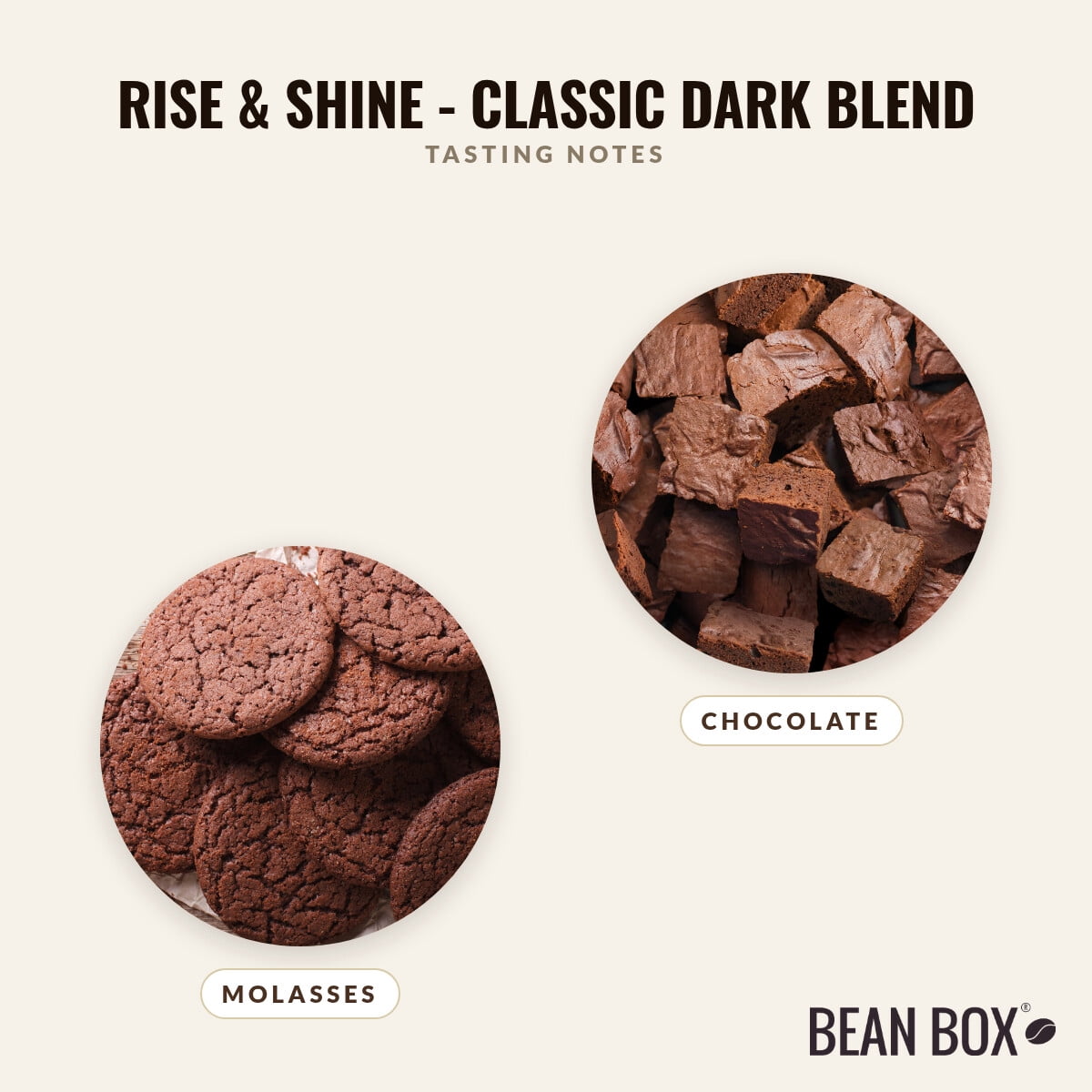 Rise & Shine - Classic Dark Blend - Roasted by Greater Goods Coffee Co. - Whole Bean Coffee - 2lb Bag