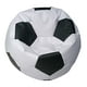 thumbnail image 1 of SILLON PUFF SOCCER GRANDE COLOR BLANCO-NEGRO LUNICS LUNICS Puff Soccer Gde BC/NG, 1 of 5