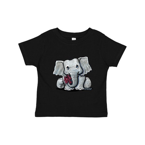 Inktastic Kiniart Elephant Boys or Girls Toddler T-Shirt