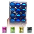 thumbnail image 2 of Pretty Comy Christmas Tree Decor Ball 24Pcs/Lot 30mm Bauble Xmas Party Hanging Ball Ornament, 2 of 6