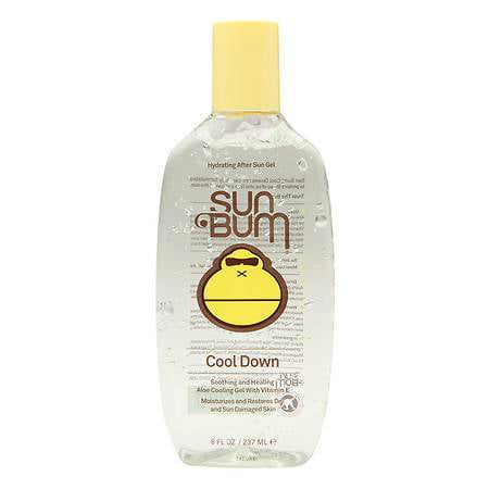 Sun Bum Cool Down Hydrating After Sun Lotion Soothing and Healing Aloe Gel 8.0 oz(pack of