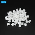 thumbnail image 3 of Uxcell 6mm 1/4" Plastic Hole Plugs, Flush Type Round Hole Cover Snap in Locking Hole Tube, White 60Pcs, 3 of 6