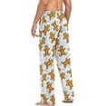 thumbnail image 5 of GZHJMY Christmas Pajama Pants for Men, Lounge Pants Lightweight Men Pajama Bottoms with Drawstring Pockets, Christmas New Year Birthday Gifts, XX-Large, 5 of 6