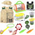 thumbnail image 2 of Outdoor Explorer Set Bug Catcher Kit For Kids Nature Exploration Kits With Binoculars, Magnifying Glass, Compass, 2 of 5
