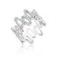 thumbnail image 1 of CZ Oval Fashion Ring- <b>Size :</b> 07, 1 of 1