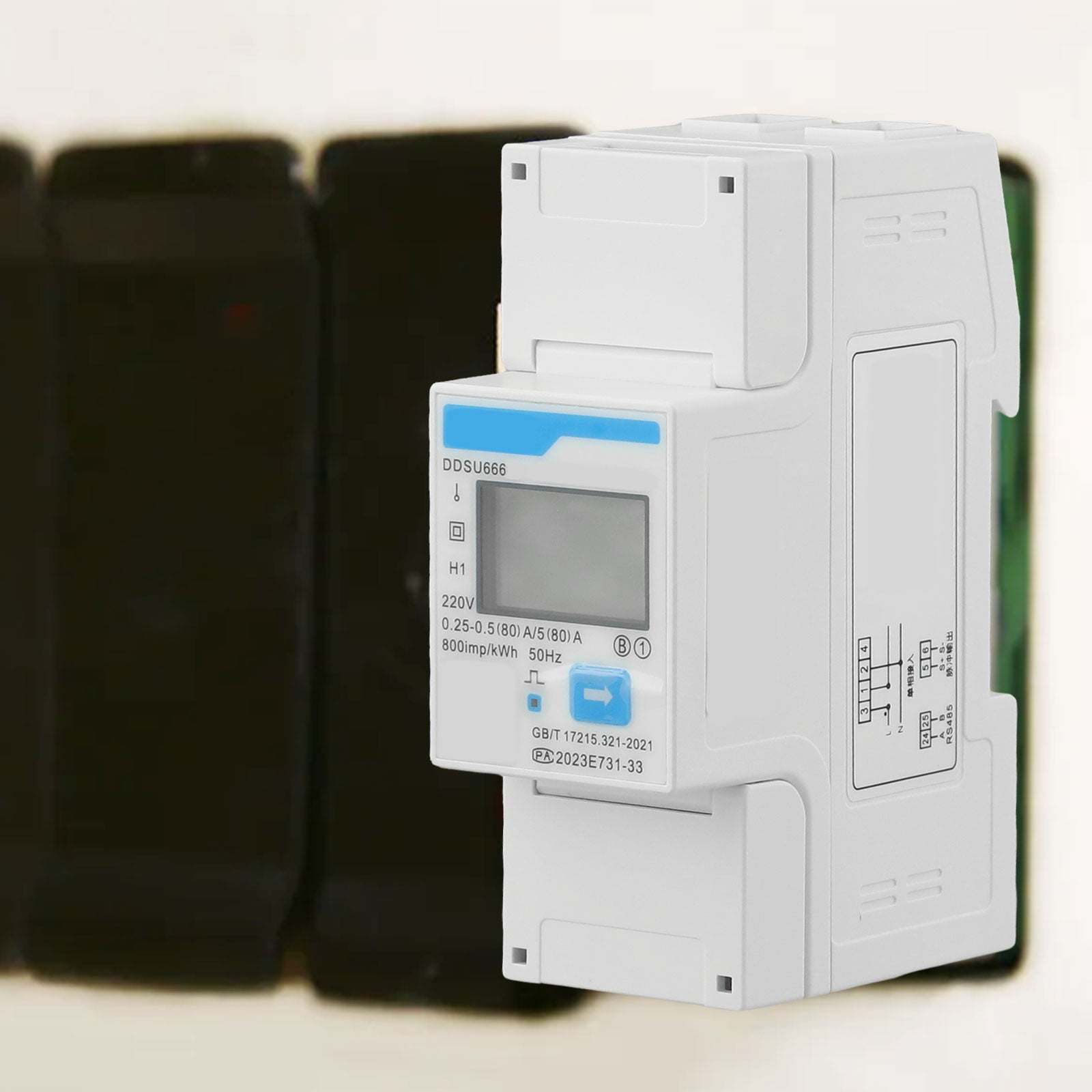 Goodhd Ddsu666 Electricity Meter Single Phase Rail Din Rs485 For Smart Energy Power