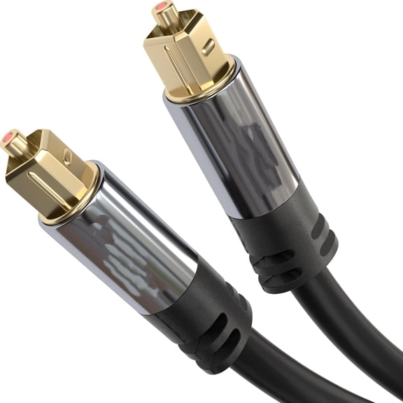Optical Audio Cable – 1.5ft – Fiber Optic Cord,S/PDIF Digital Audio Optical Cable for Soundbar,Stereo Systems,Home Cinema,Xbox One/PS4 – Designed in Germany